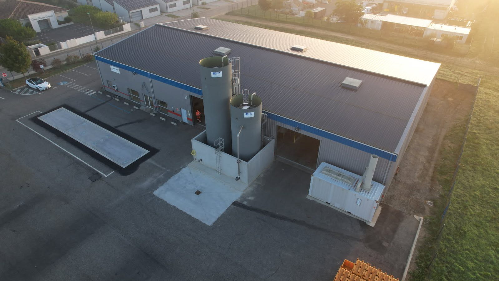 Vue aérienne de Sud-Waste PROXI à Saint-Lys