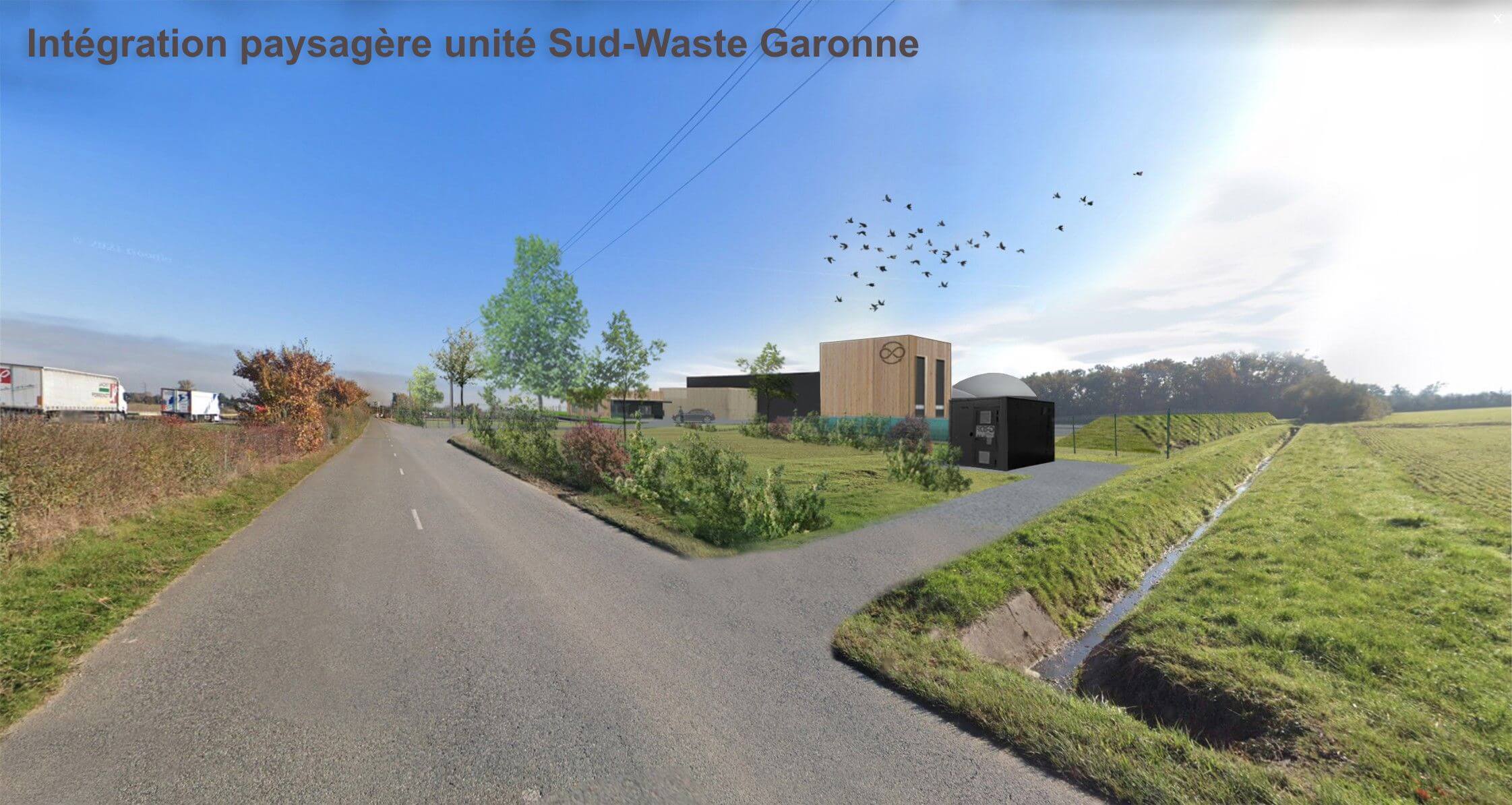 Intégration Paysagère unité Sud-Waste Garonne