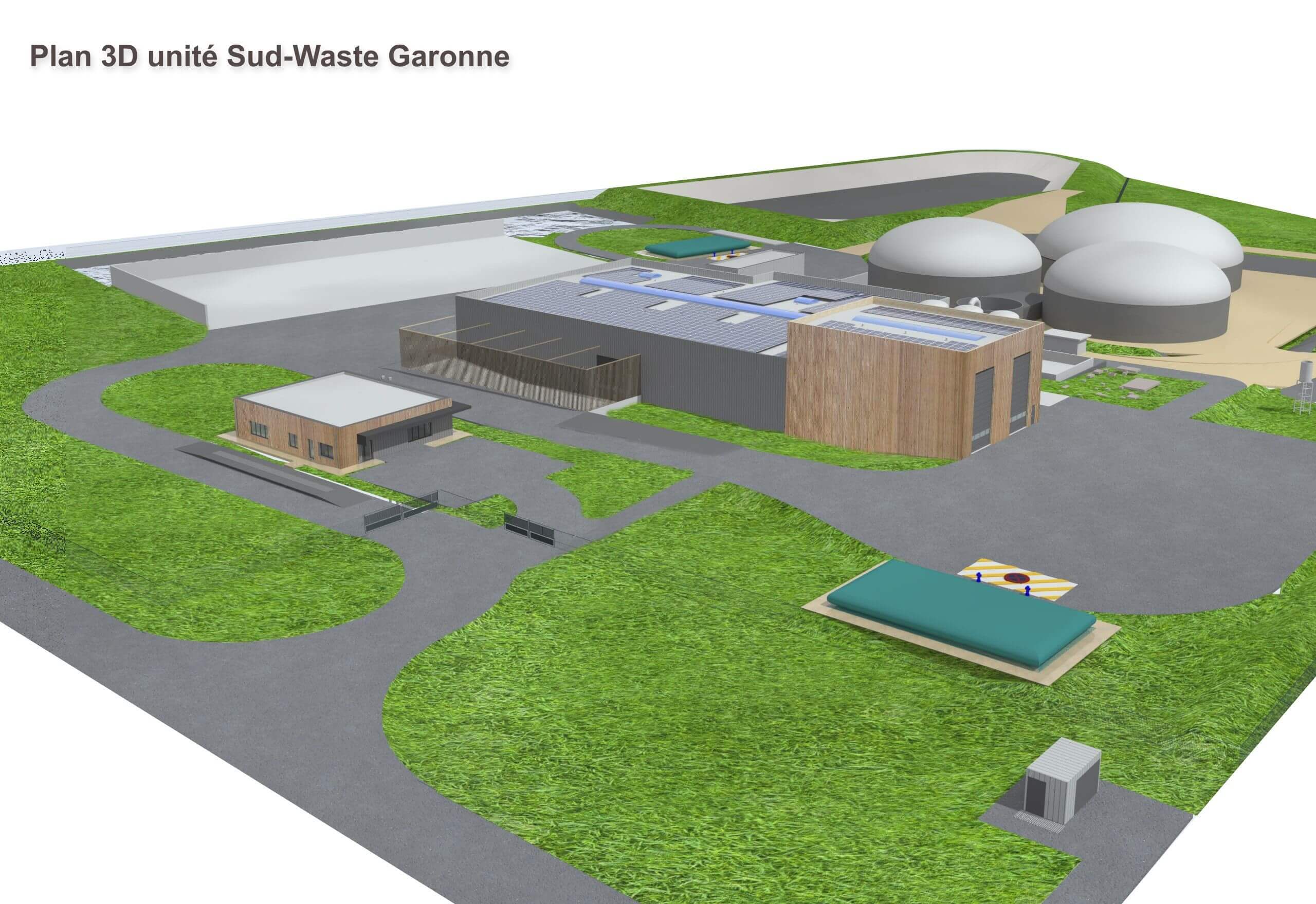 Plan 3D Unité Sud-Waste Garonne